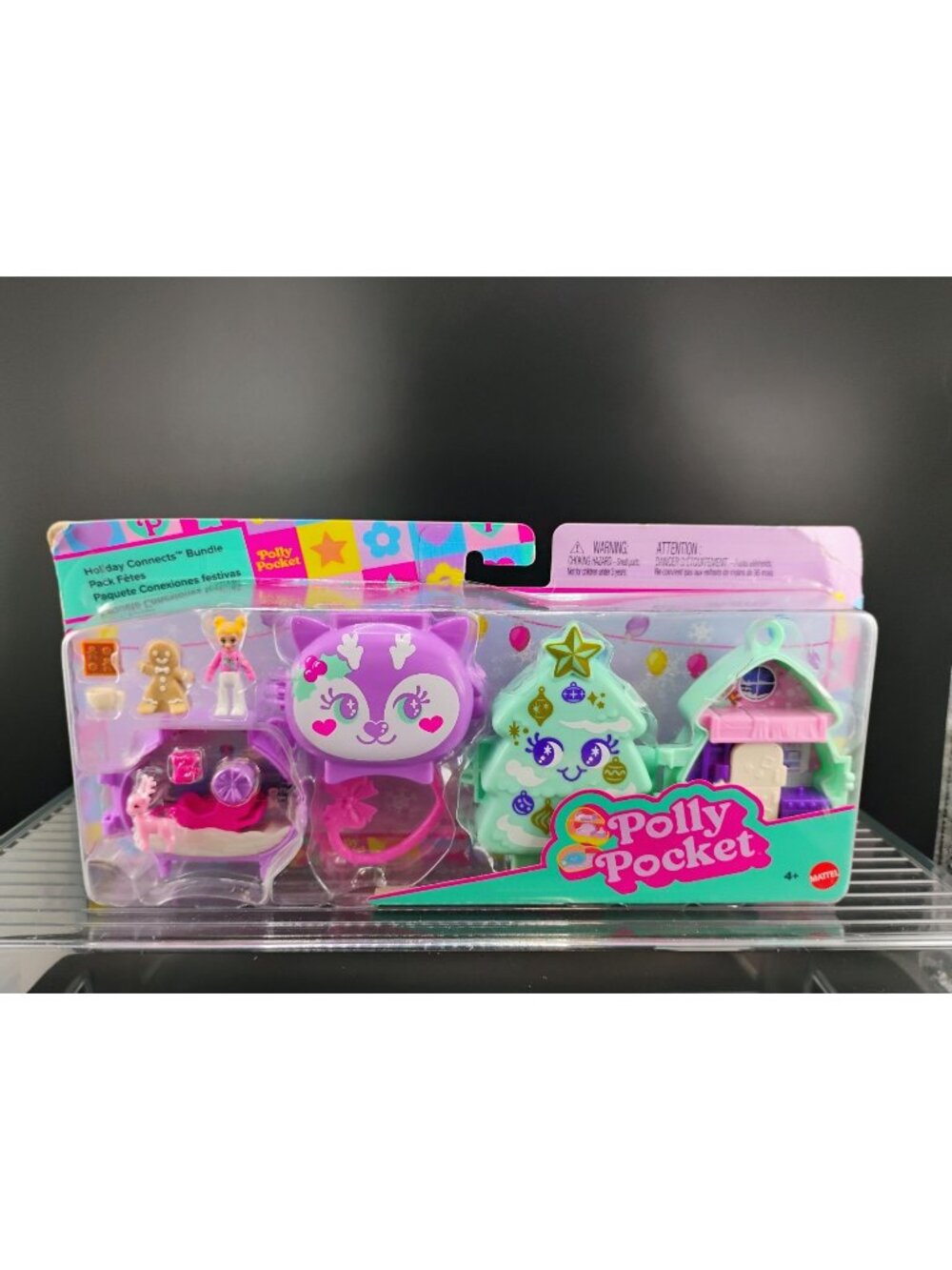Polly Pocket Holiday Connects Bundle Compact Playset